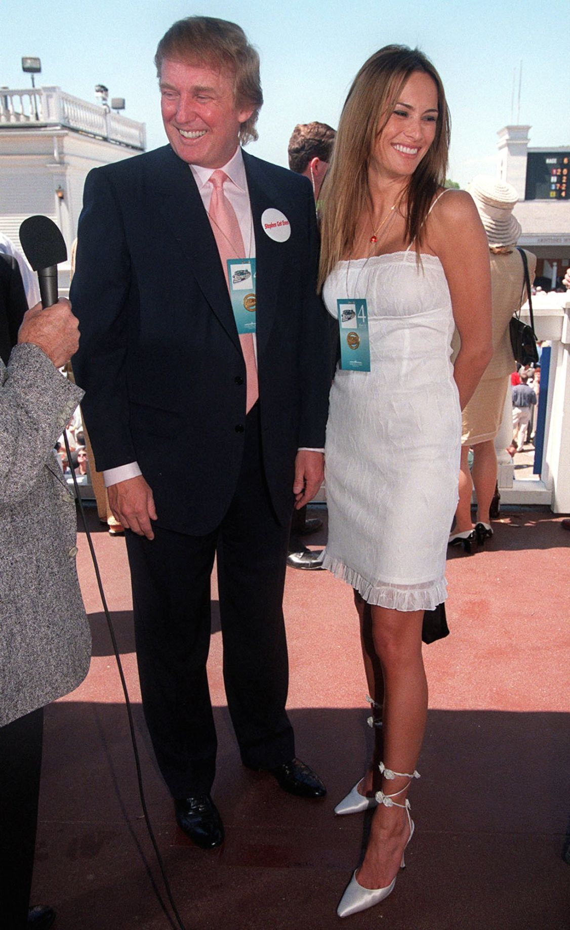 With Melania